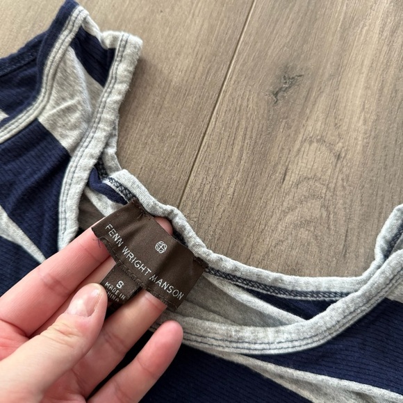 Fenn Wright Mansion British Cold Shoulder Striped Dolman Top - Picture 5 of 6